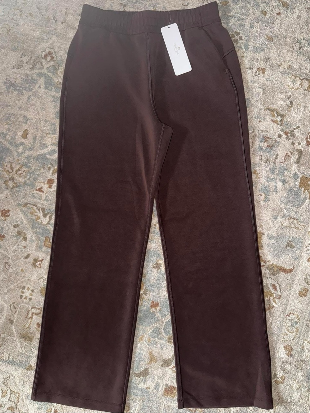 CRZ YOGA Dark Chocolate Straight-Leg Pants